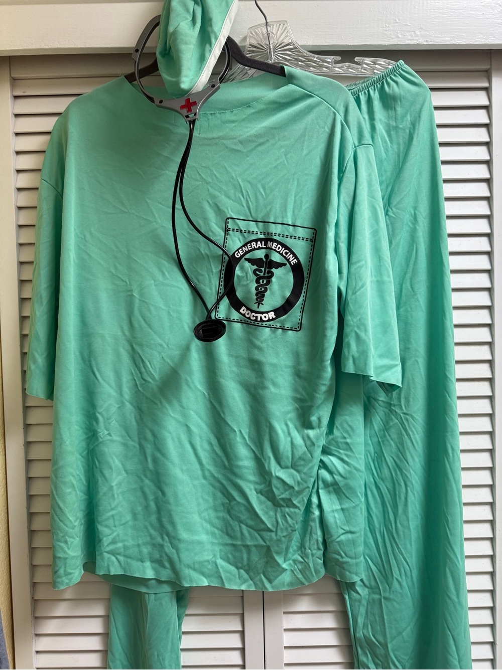 General Medicine Hospital Doctor Scrub-Style Halloween costume men’s XL